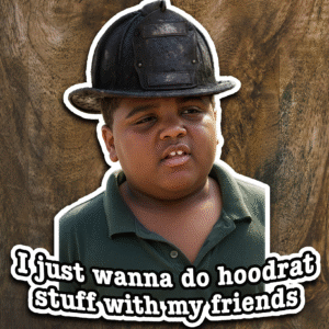 Hoodrat Stuff - Firefighter Sticker