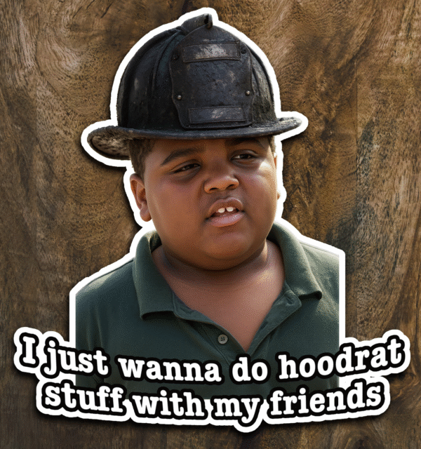 Hoodrat Stuff - Firefighter Sticker